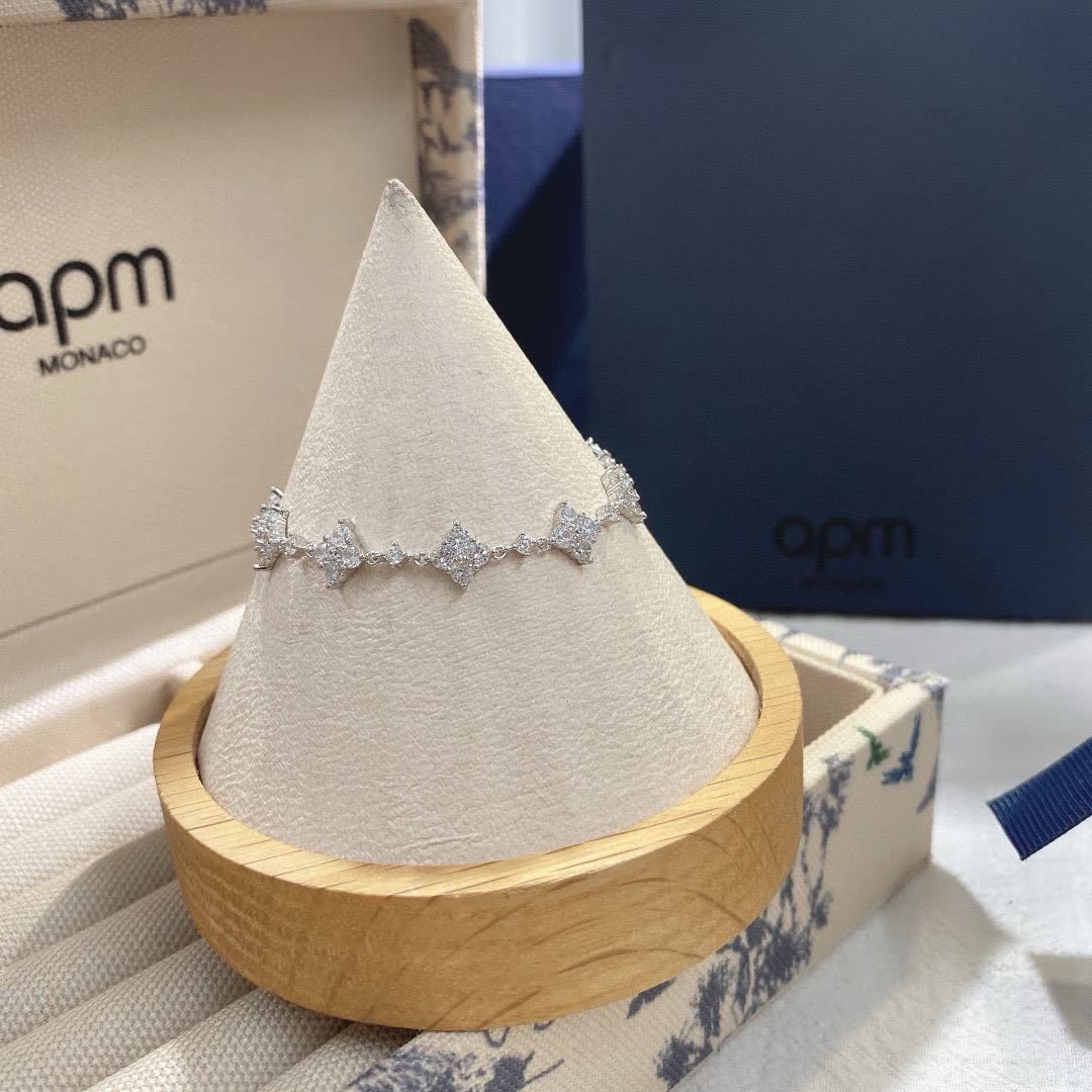 APM Monaco Silver Star Bracelet